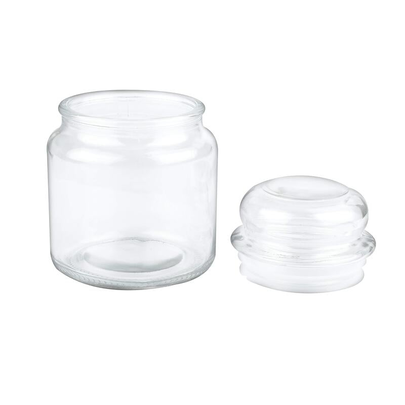 Yankee Glass Jar 130 ML with Clear Cap