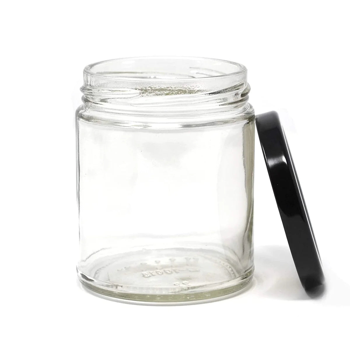 200ml Salsa Glass Jar with 63mm Lug Cap (Golden Lid)