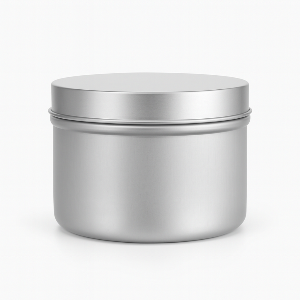 High Quality Aluminium Tin Container with Lid for Candle Making