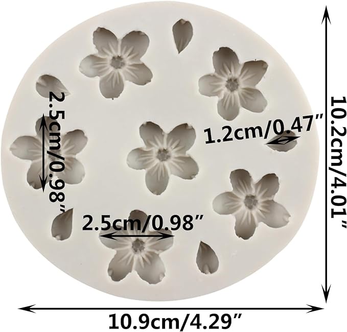 Cherry Blossom Flower Mould