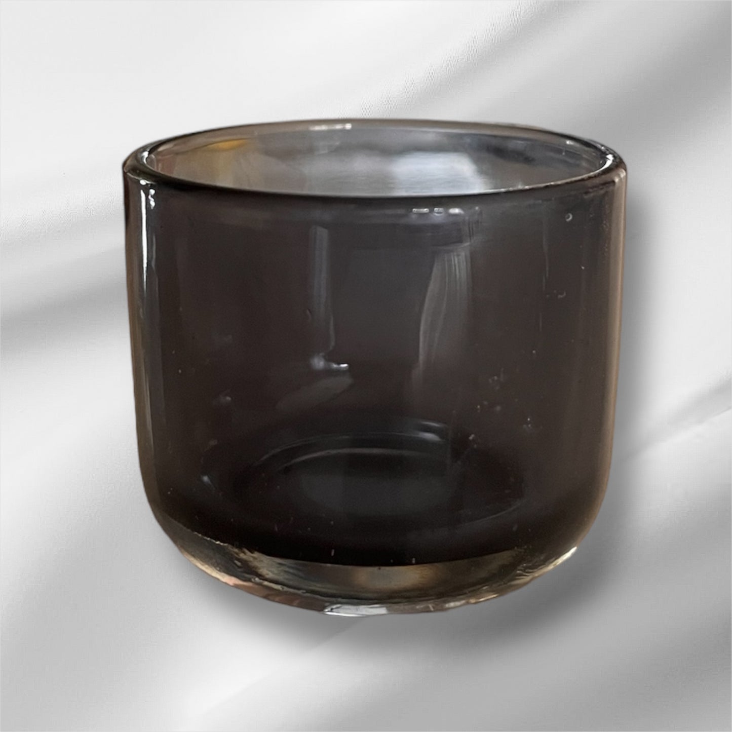 Colorful Votive Glass Jars - Black