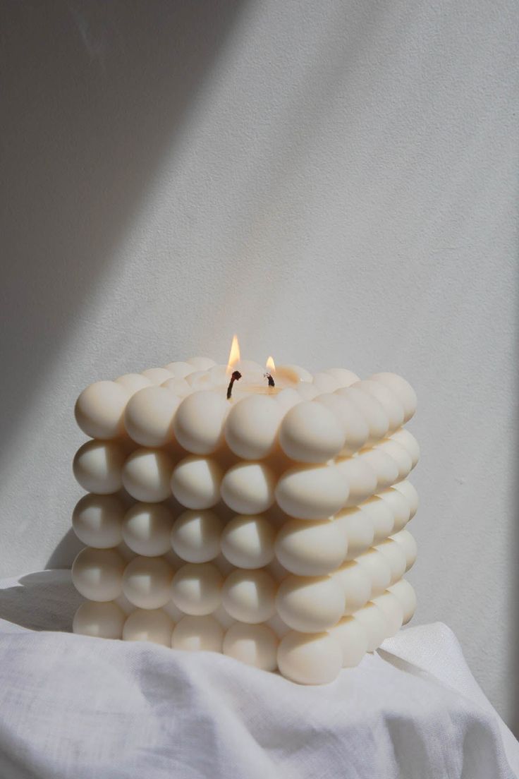 Große Blasenkerzenform | XL Blasen-Silikonkerzenform