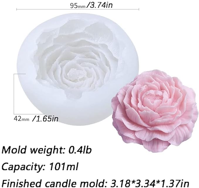 Peony Mould Big Size
