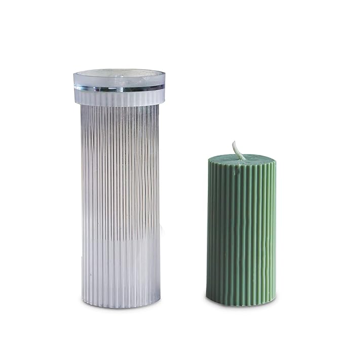 Ribbed Pillar Mould (3 Different Sizes)