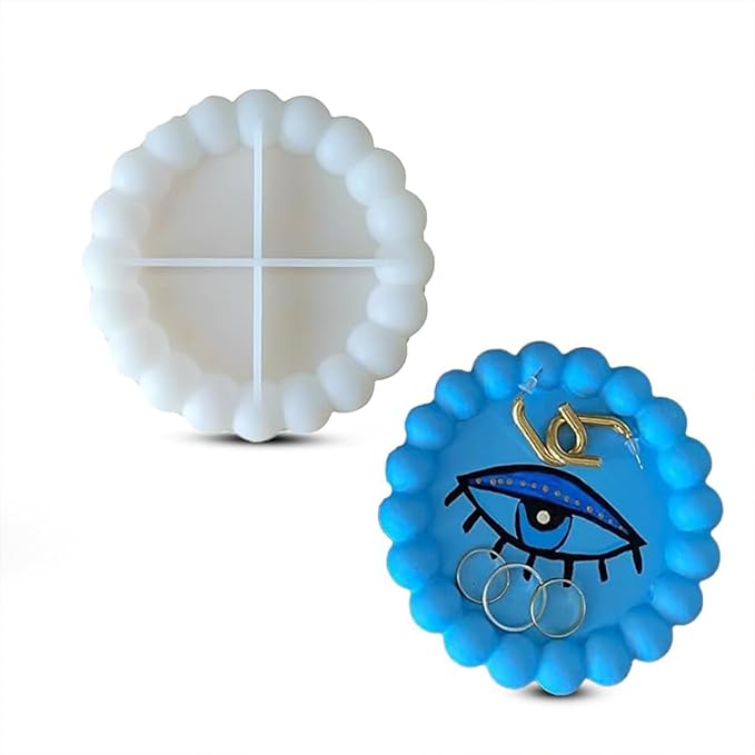 Bubble Edge Round Tray Mould