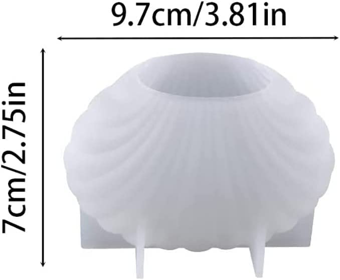 🐚 Shell Silicone Moulds – Medium and Large