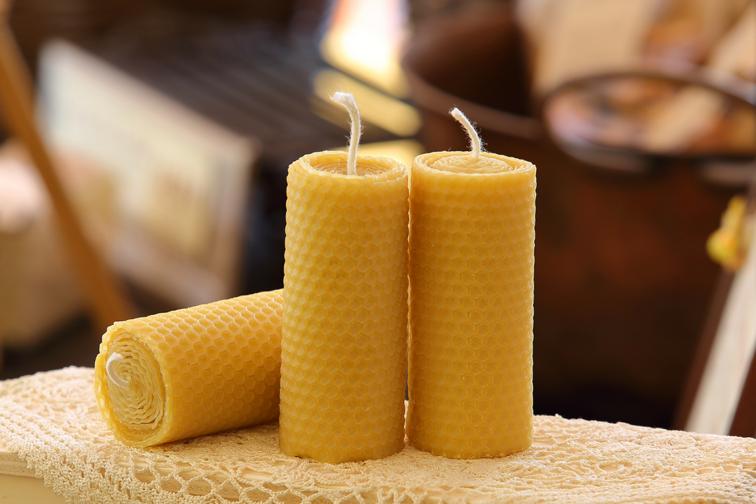 How to Make Beeswax Pillar Candles