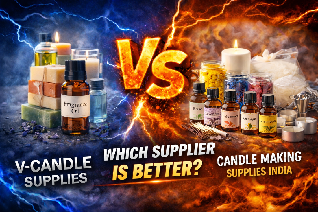 V Candle Supplies vs CandleMakingSuppliesIndia — an honest comparison for Indian candle makers 2026