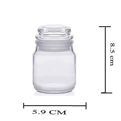 Yankee-Glasgefäß 130 ml mit transparenter Kappe 