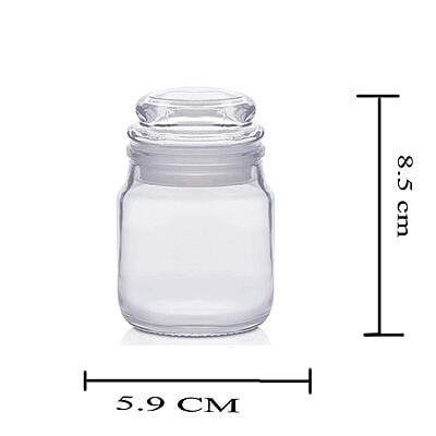 Yankee Glass Jar 130 ML with Clear Cap