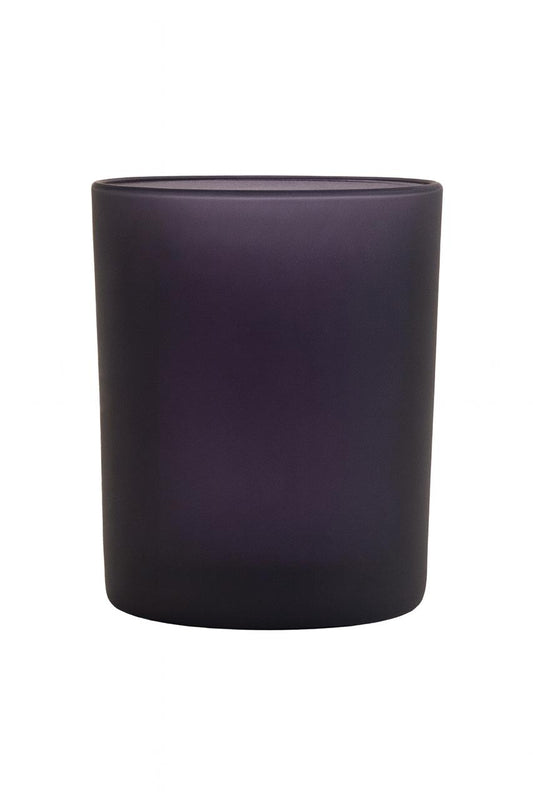 Black Frosted Glass Jar