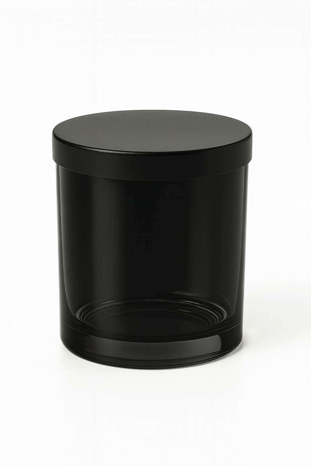 Black Glass Jar with Black Lid (150 gram) (Deliveries Starting 5th Dec)