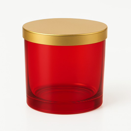 Red Glass Jar with Golden Lid (150 gram) (Deliveries Starting 5th Dec)