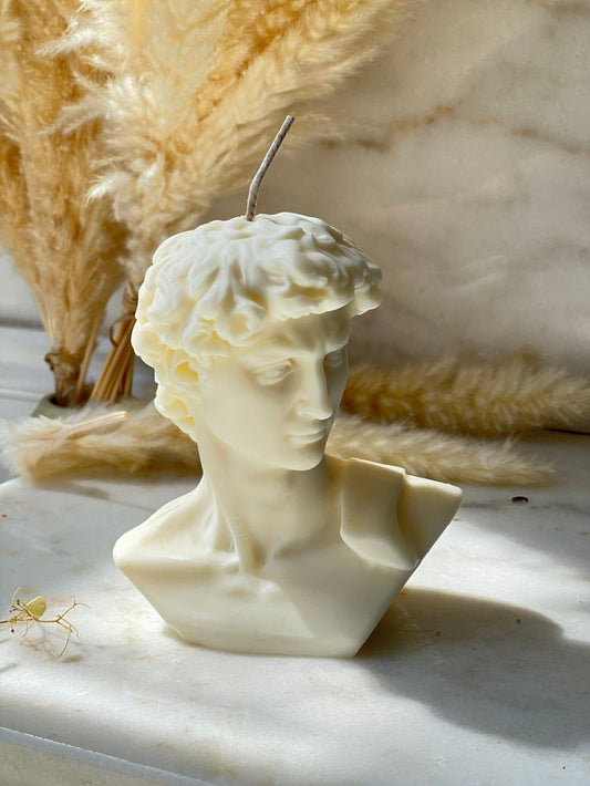David Candle Mould 14.5cm tall 13cm wide