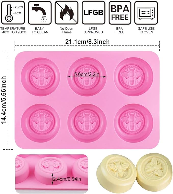 Honey Bee Soap Mould Silicone Soap Mould