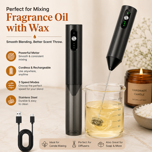 CSI Pro Mixer - Cordless Handheld Mixer for Candle, Diffuser & Soap Making